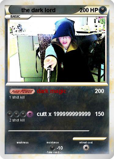 Pokemon the dark lord