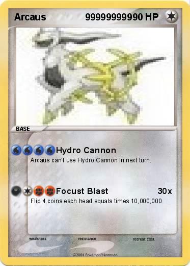 Pokemon Arcaus               999999999