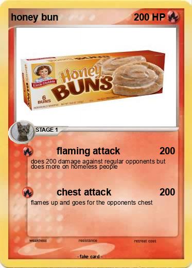 Pokemon honey bun