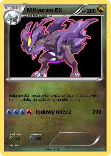 Pokemon M Kyurem EX