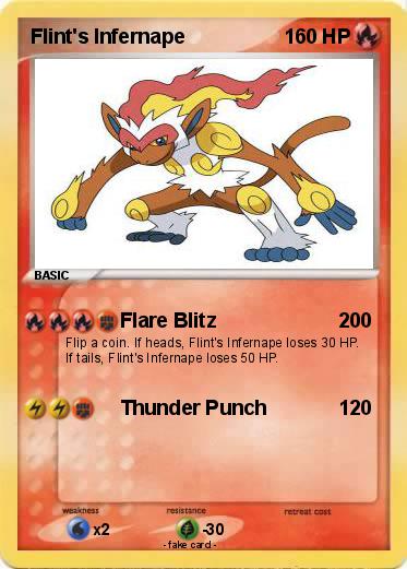 Pokemon Flint's Infernape