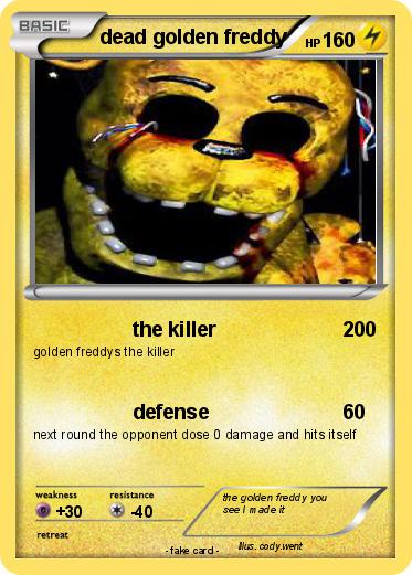 Pokemon dead golden freddy