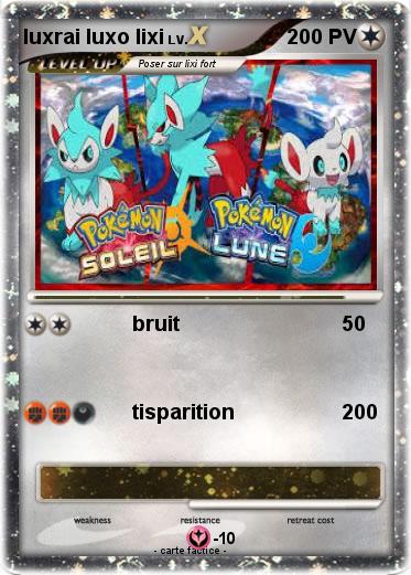 Pokemon luxrai luxo lixi