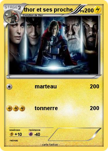 Pokemon thor et ses proche