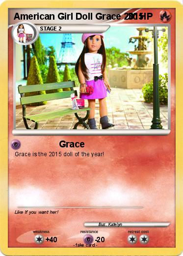 Pokemon American Girl Doll Grace 2015