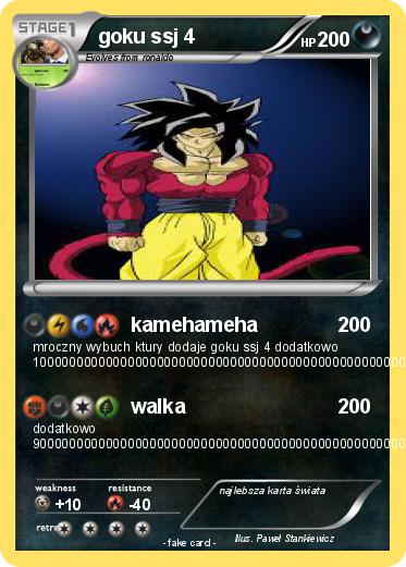Pokemon goku ssj 4
