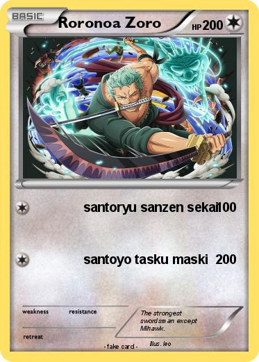 Pokemon Roronoa Zoro