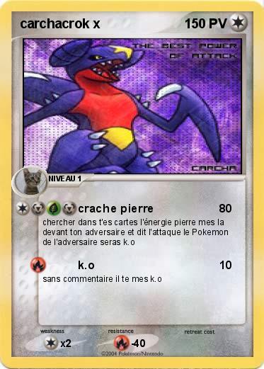 Pokemon carchacrok x