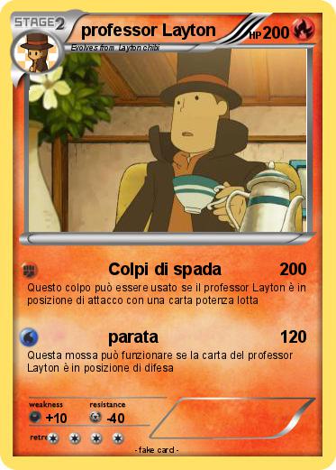 Pokemon professor Layton