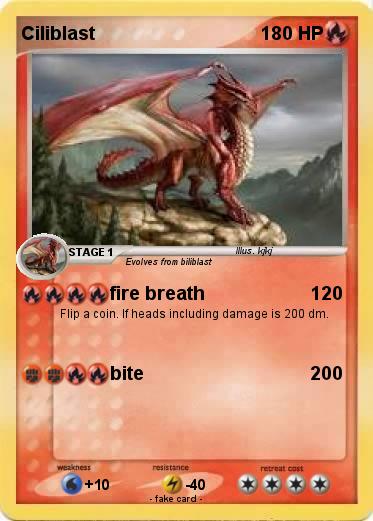 Pokemon Ciliblast