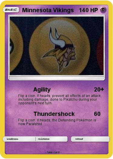Pokemon Minnesota Vikings