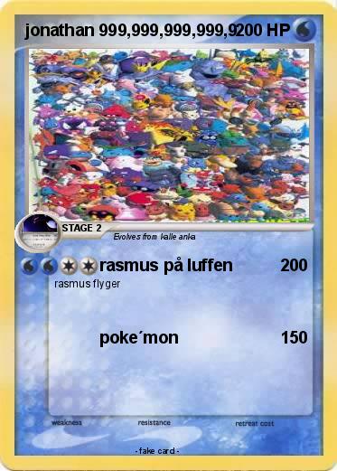 Pokemon jonathan 999,999,999,999,9