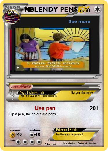 Pokemon BLENDY PENS