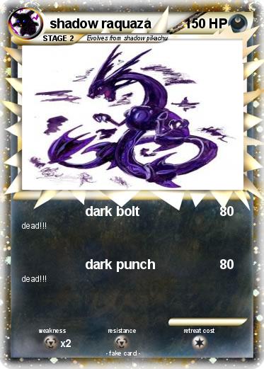 Pokemon shadow raquaza