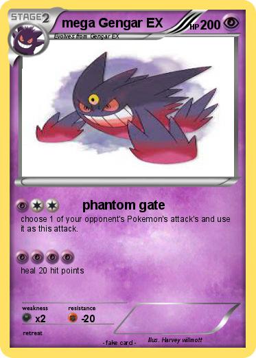 Pokemon mega Gengar EX