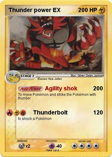 Pokemon Thunder power EX