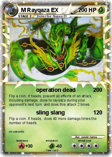Pokemon M Rayqaza EX