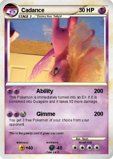 Pokemon Cadance