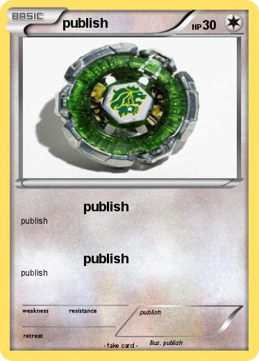 Pokemon publish