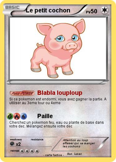 Pokemon Le petit cochon