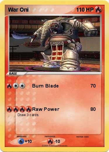 Pokemon War Oni