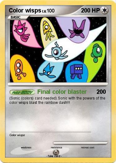 Pokemon Color wisps