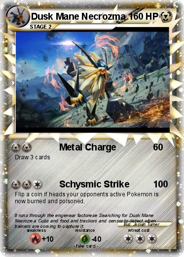 Pokemon Dusk Mane Necrozma