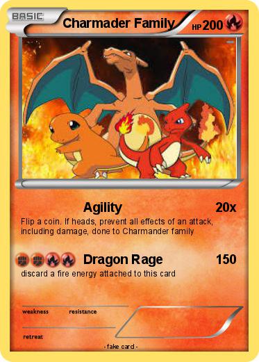 Pokemon Charmader Family