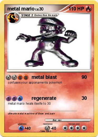 Pokemon metal mario