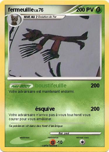 Pokemon fermeuille