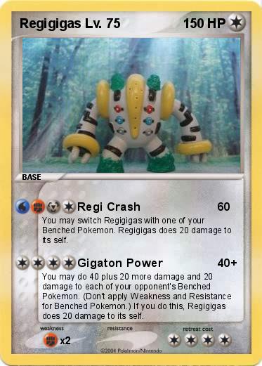 Pokemon Regigigas Lv. 75
