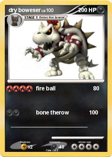 Pokemon dry boweser