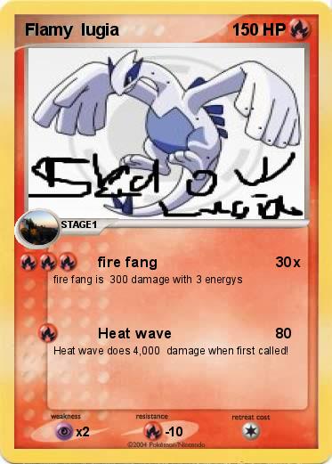 Pokemon Flamy  lugia