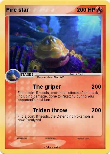 Pokemon Fire star