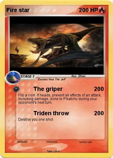 Pokemon Fire star
