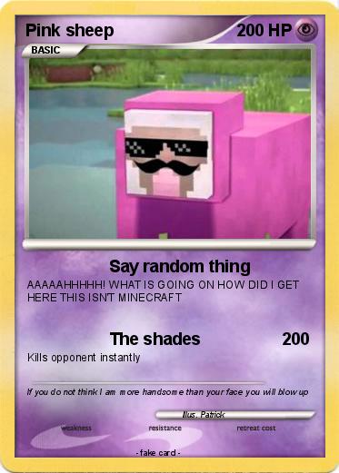 Pokemon Pink sheep