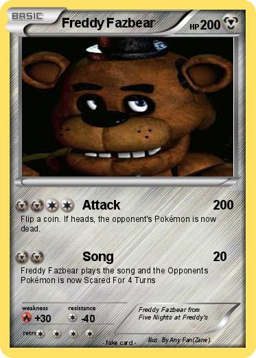Pokemon Freddy Fazbear