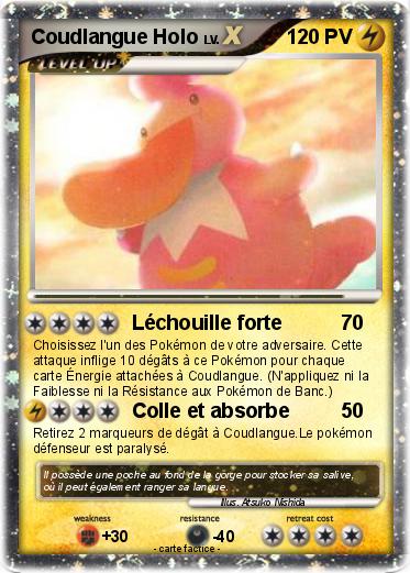 Pokemon Coudlangue Holo