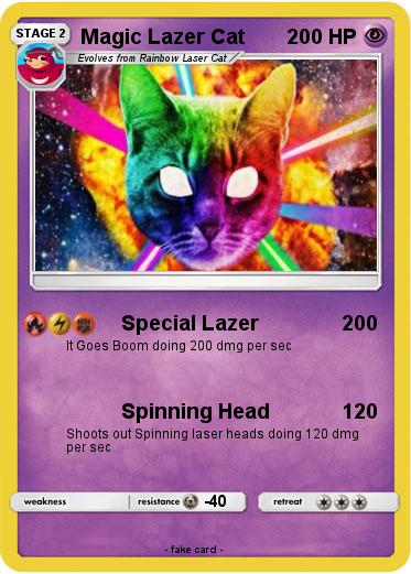 Pokemon Magic Lazer Cat