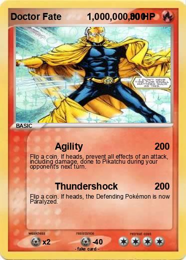 Pokemon Doctor Fate          1,000,000,000