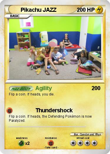 Pokemon Pikachu JAZZ