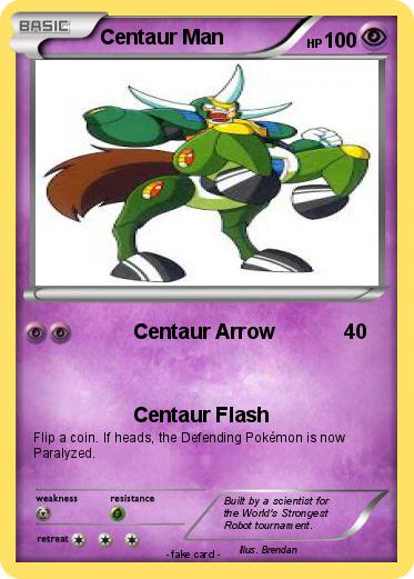 Pokemon Centaur Man
