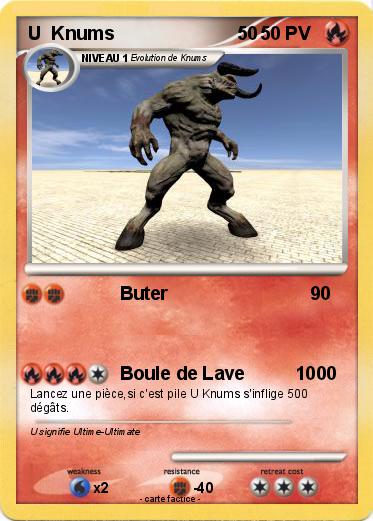 Pokemon U  Knums                        50