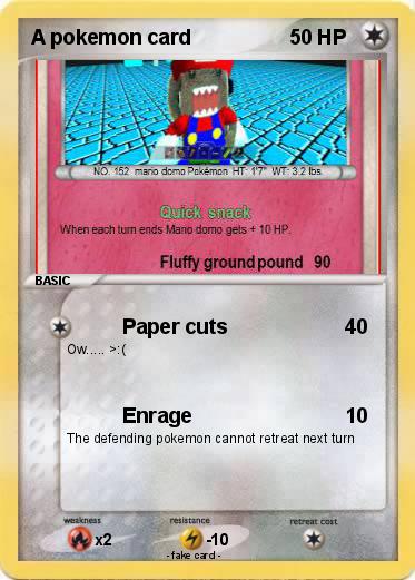 Pokemon A pokemon card