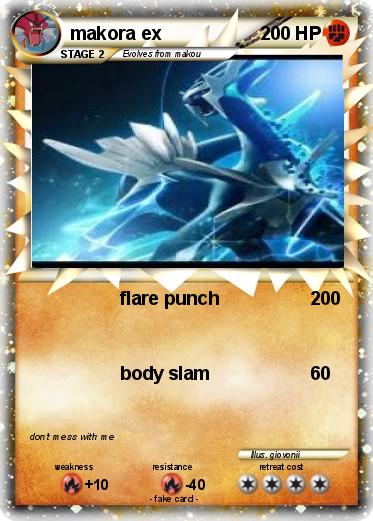 Pokemon makora ex
