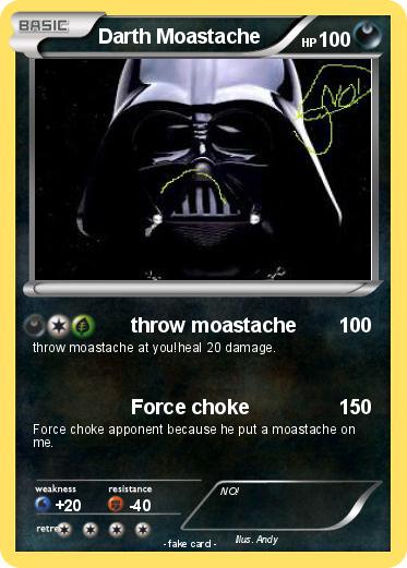 Pokemon Darth Moastache