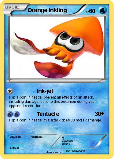 Pokemon Orange Inkling