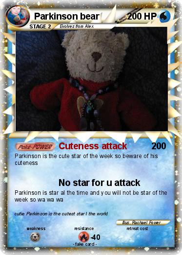 Pokemon Parkinson bear