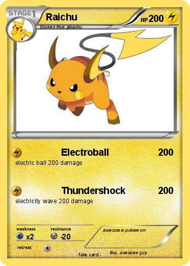 Pokemon Raichu