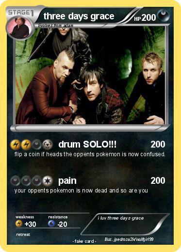 Pokemon three days grace